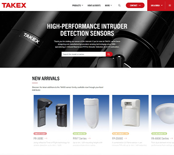 TAKEX EUROPE LTD.のWEBサイト